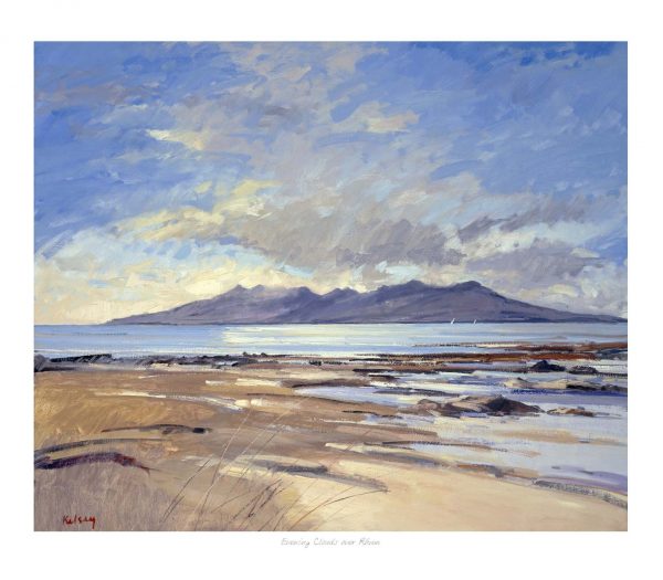 Evening Clouds over Rhum